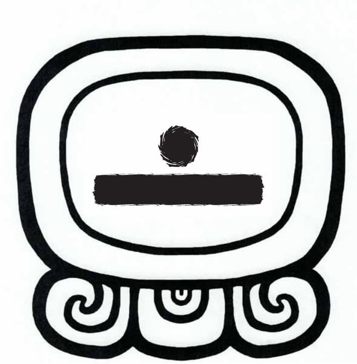 Sacred Mayan Number 6 Glyph