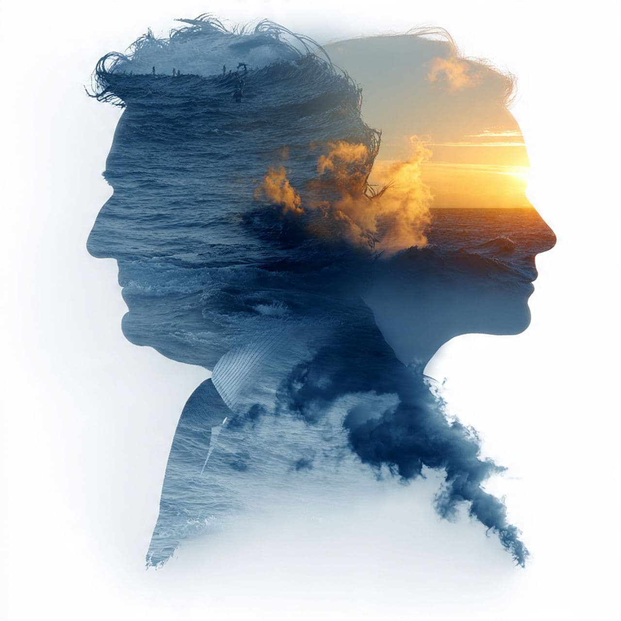 Mayan compatibility illustration of Bill and Hillary Clinton — a symbolic union of Muluc and Ik, representing emotional balance, communication, and the creative rebirth of 1 Imix in spiritual astrology. Keywords: Mayan astrology reading, celebrity compatibility, Muluc Ik Imix meaning, spiritual partnership